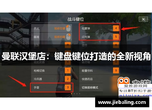 曼联汉堡店:键盘键位打造的全新视角